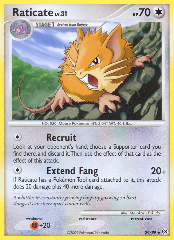 Raticate 029/111 Rare