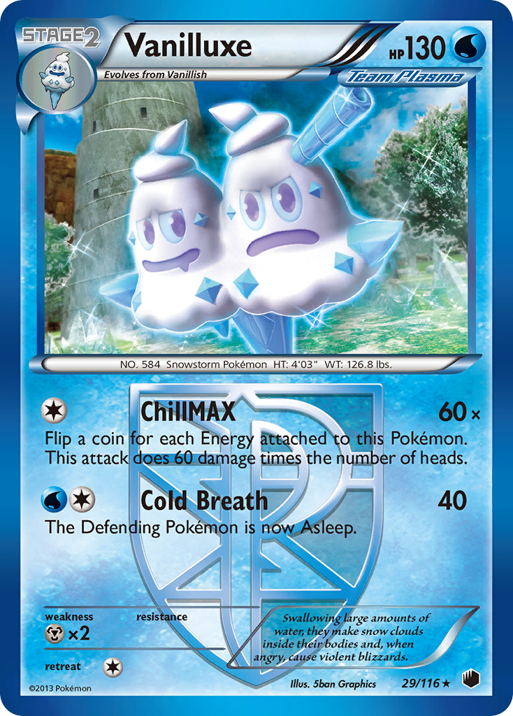 Vanilluxe 029/122 Rare