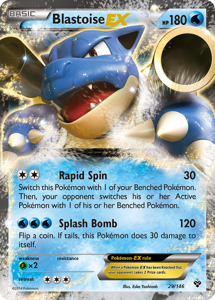 Blastoise-EX 029/146 Rare Holo EX