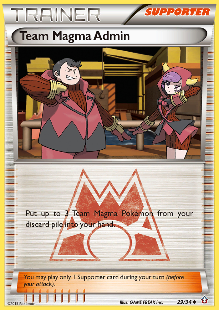 Team Magma Admin 029/34 Uncommon