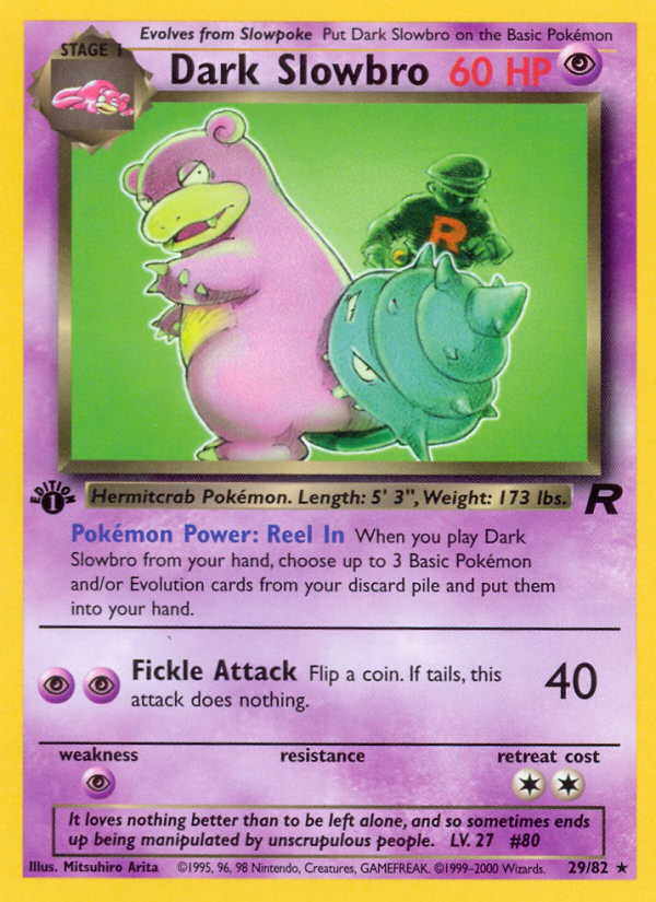 Dark Slowbro 029/83 Rare