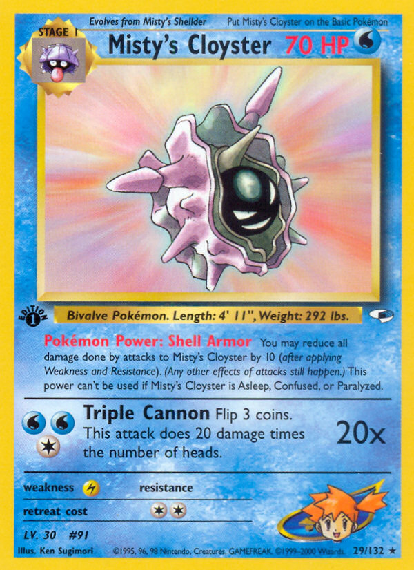 Misty's Cloyster 029/132 Rare