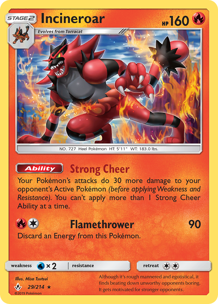 Incineroar 029/234 Rare