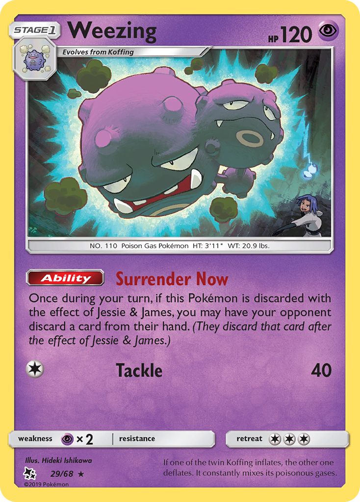 Weezing 029/69 Rare