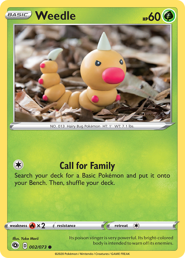 Weedle 002/80 Common