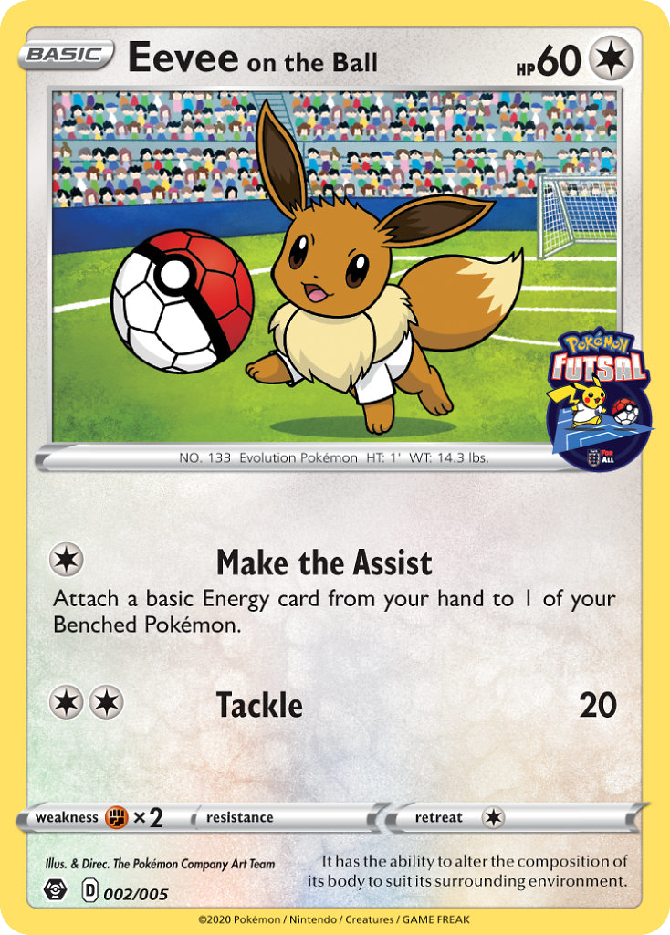 Eevee on the Ball 002/5 Unknown