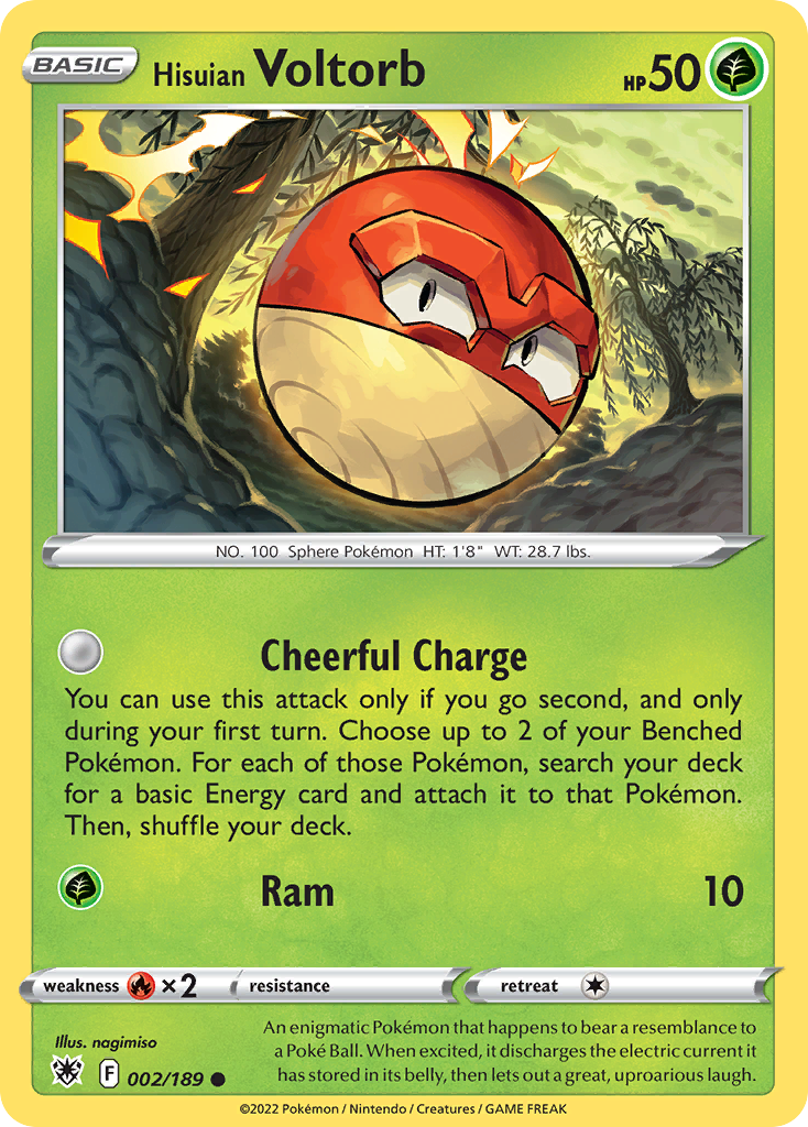 Hisuian Voltorb 002/216 Common