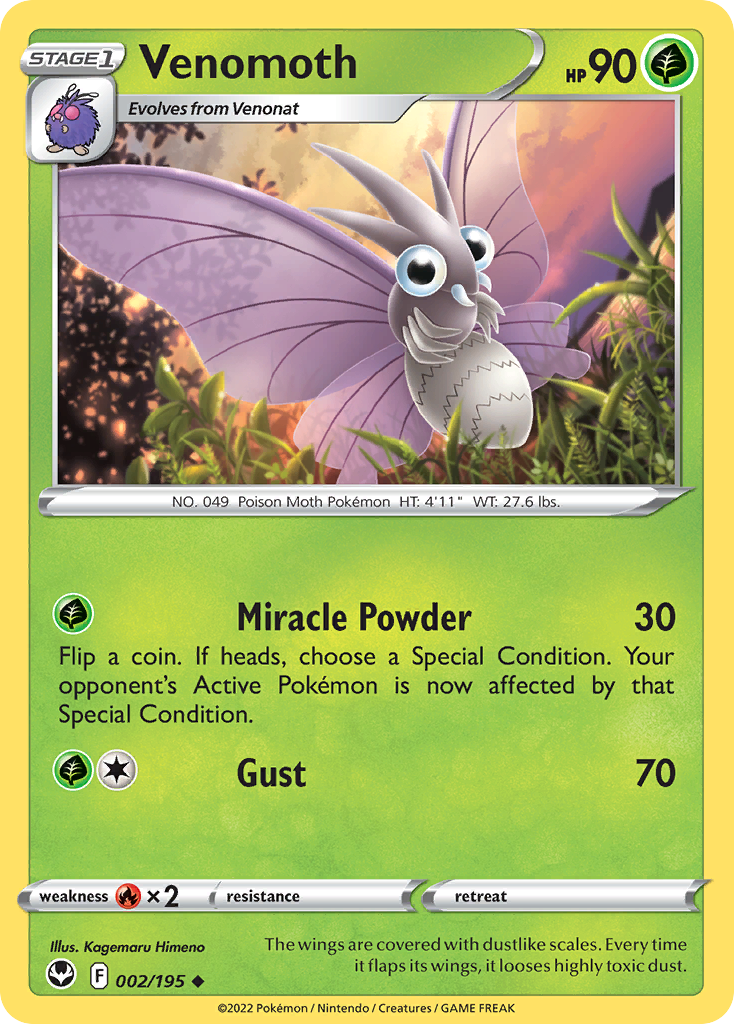 Venomoth 002/215 Uncommon