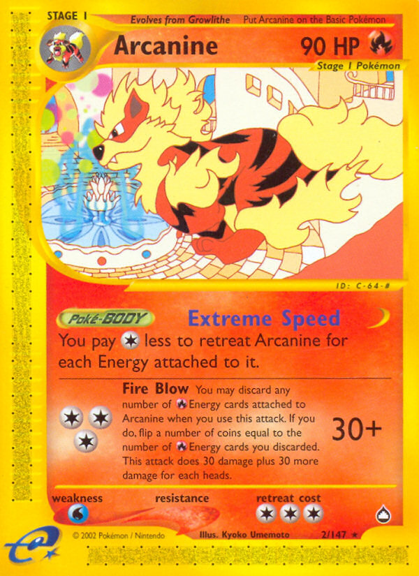 Arcanine 002/182 Rare