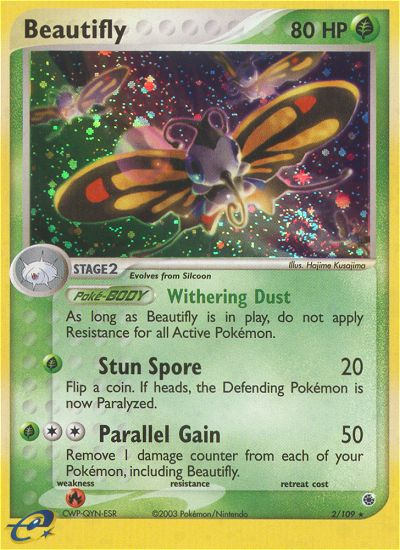 Beautifly 002/109 Rare Holo