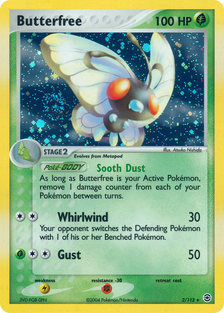 Butterfree 002/116 Rare Holo