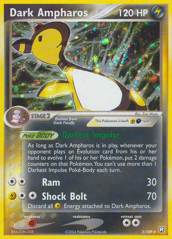 Dark Ampharos 002/111 Rare Holo