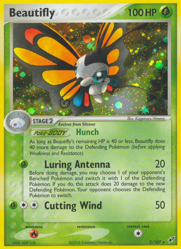 Beautifly 002/108 Rare Holo