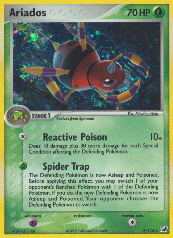 Ariados 002/145 Rare Holo