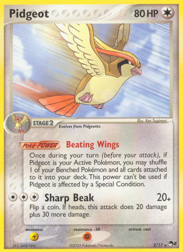 Pidgeot 002/17 Rare