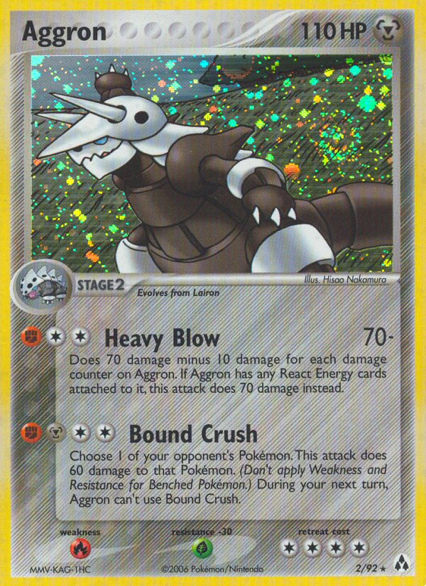 Aggron 002/93 Rare Holo