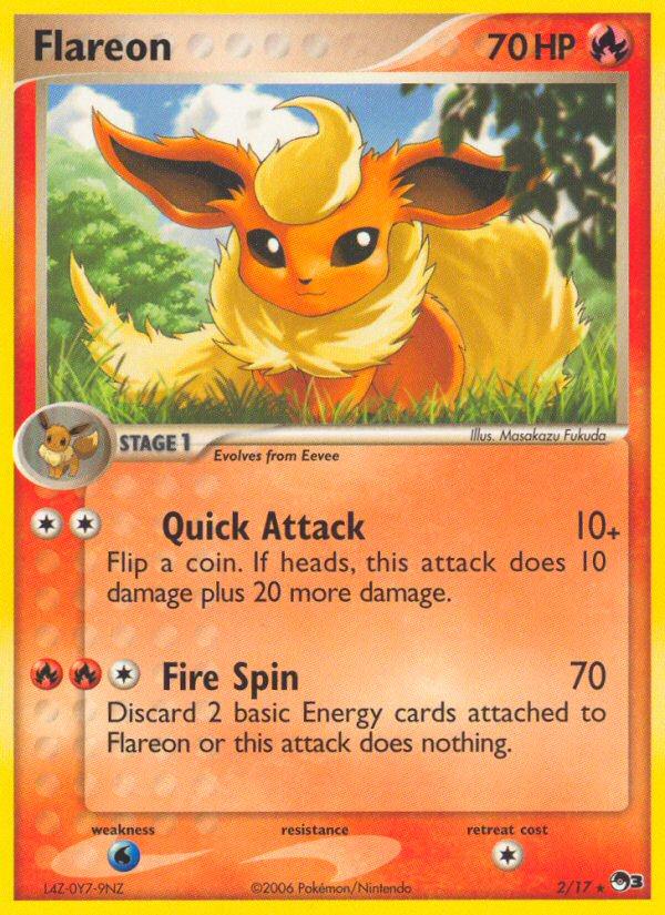 Flareon 002/17 Rare