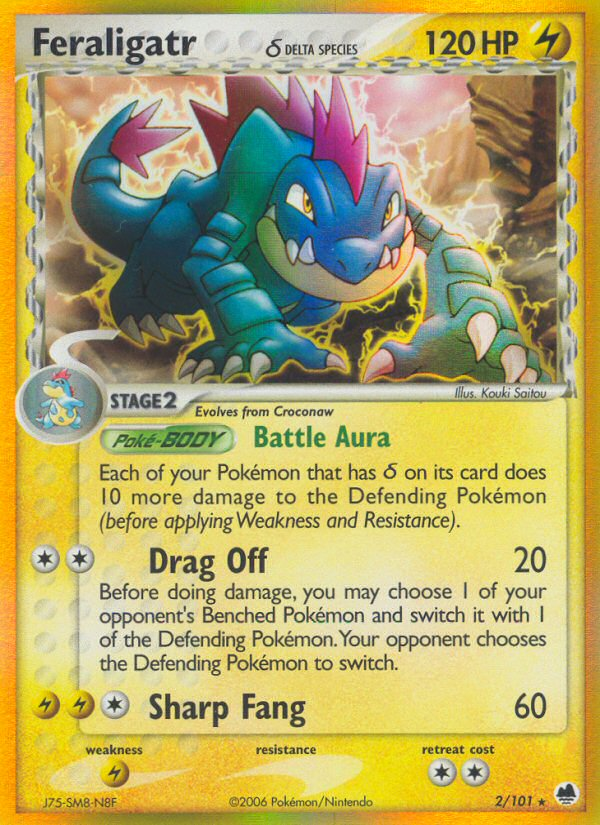 Feraligatr δ 002/101 Rare Holo