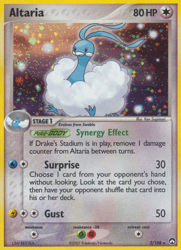 Altaria 002/108 Rare Holo