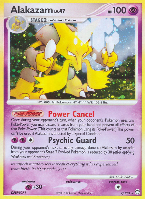Alakazam 002/124 Rare Holo