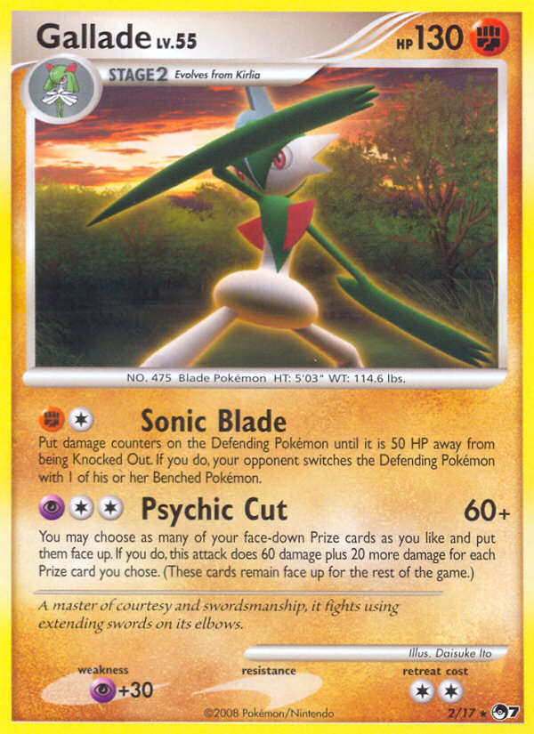 Gallade 002/17 Rare
