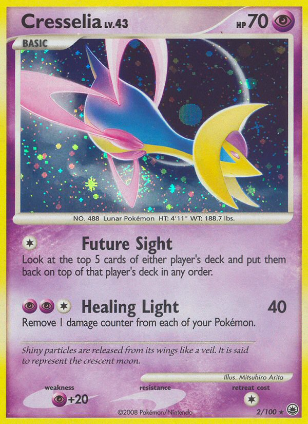 Cresselia 002/100 Rare Holo
