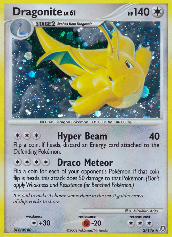 Dragonite 002/146 Rare Holo