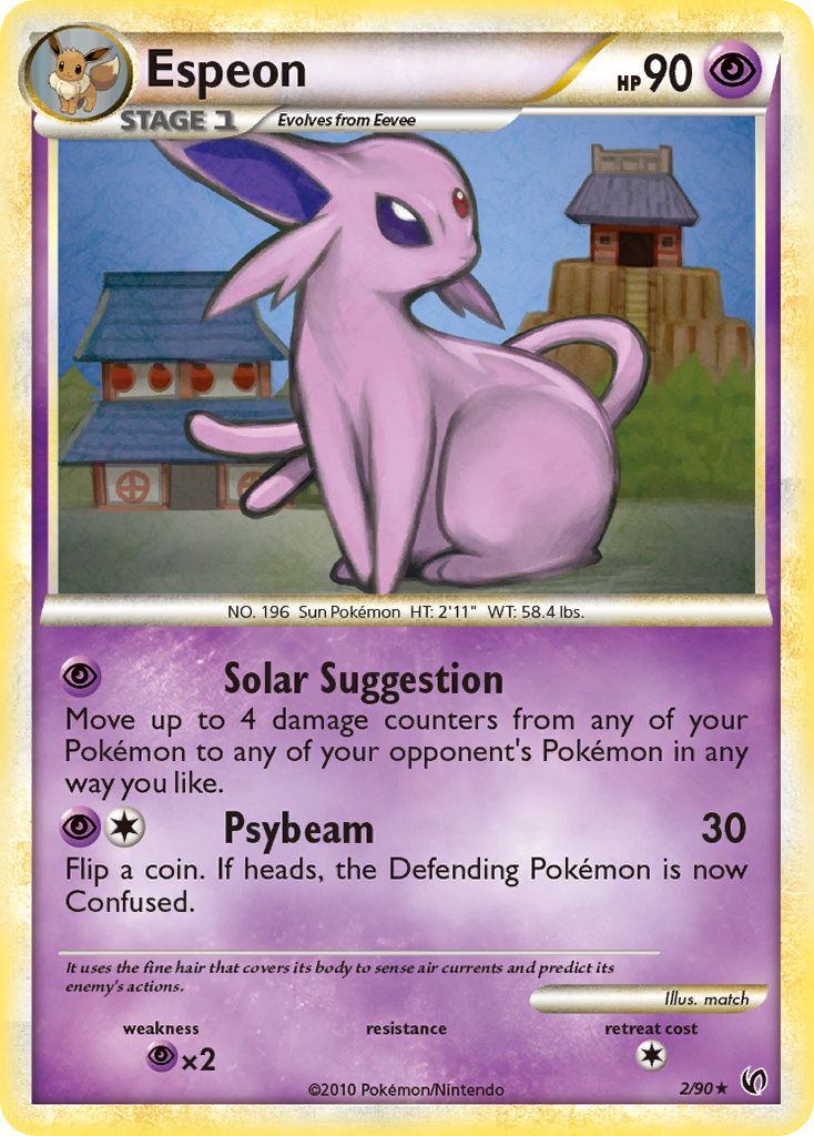 Espeon 002/91 Rare Holo