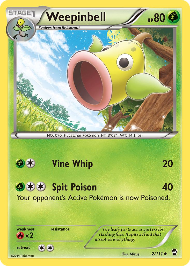 Weepinbell 002/114 Uncommon