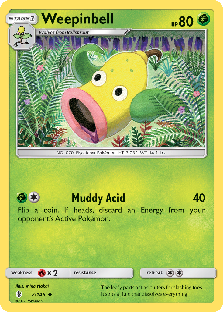 Weepinbell 002/180 Uncommon