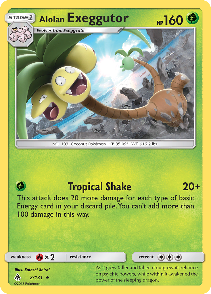 Alolan Exeggutor 002/150 Rare