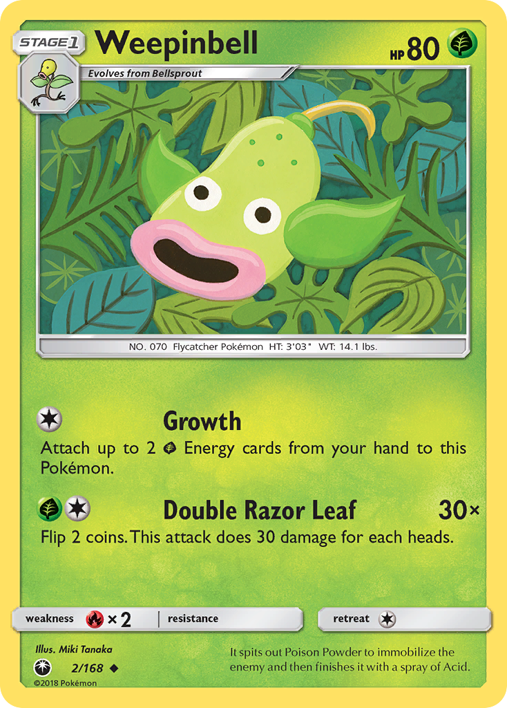 Weepinbell 002/187 Uncommon