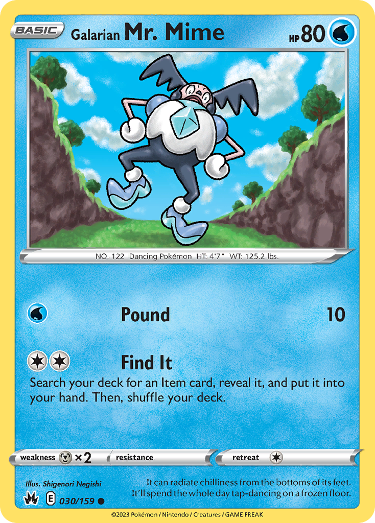 Galarian Mr. Mime 030/160 Common
