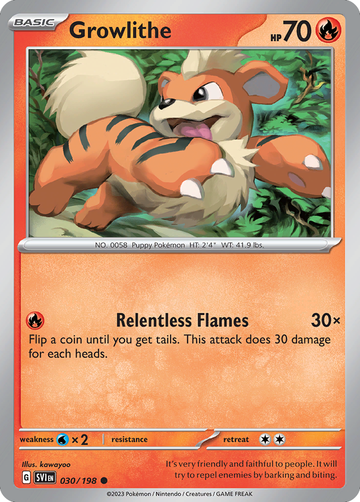 Growlithe 030/258 Common
