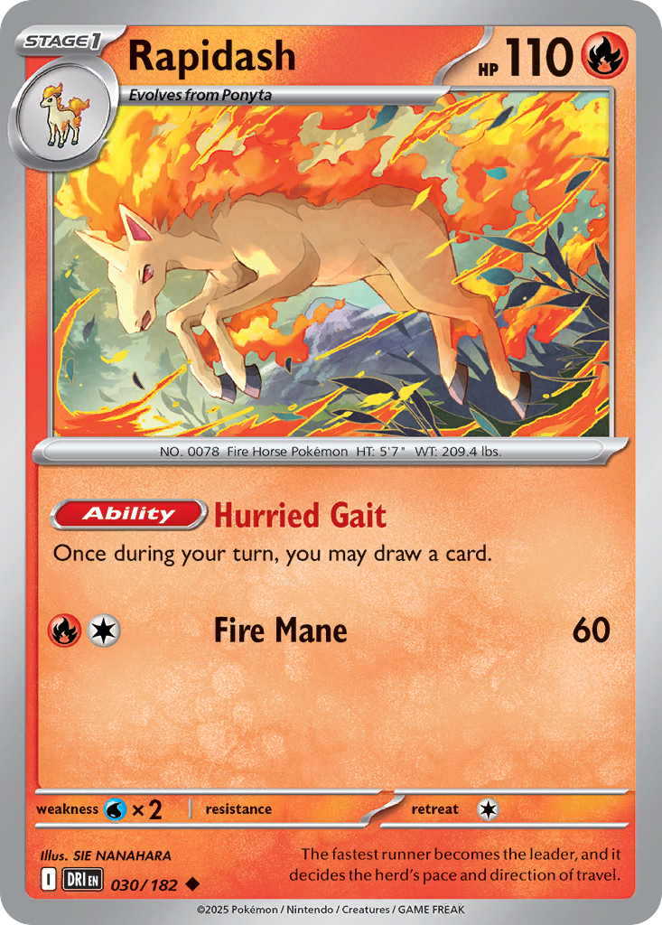 Rapidash 030/244 Uncommon