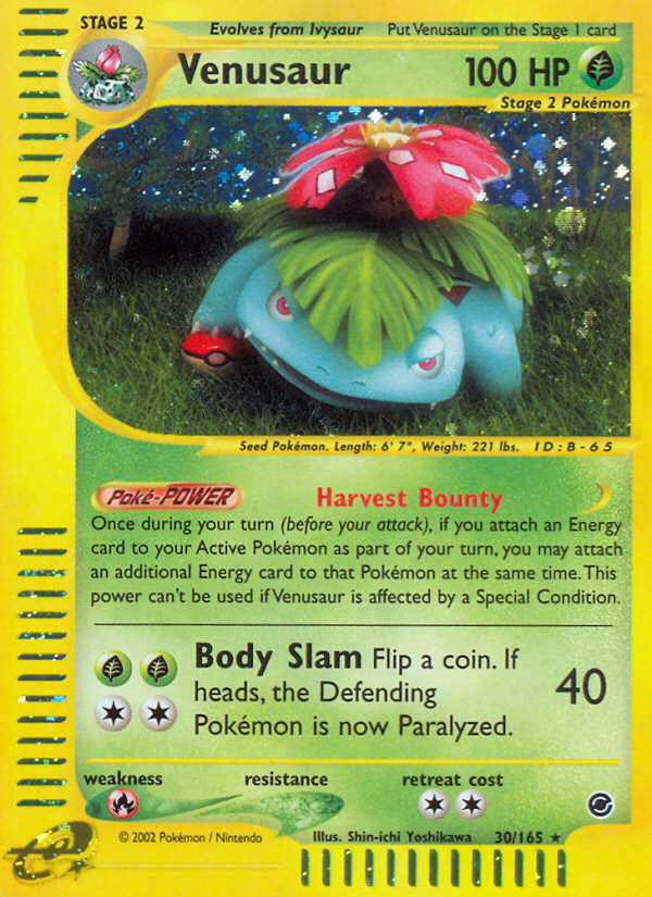 Venusaur 030/165 Rare Holo