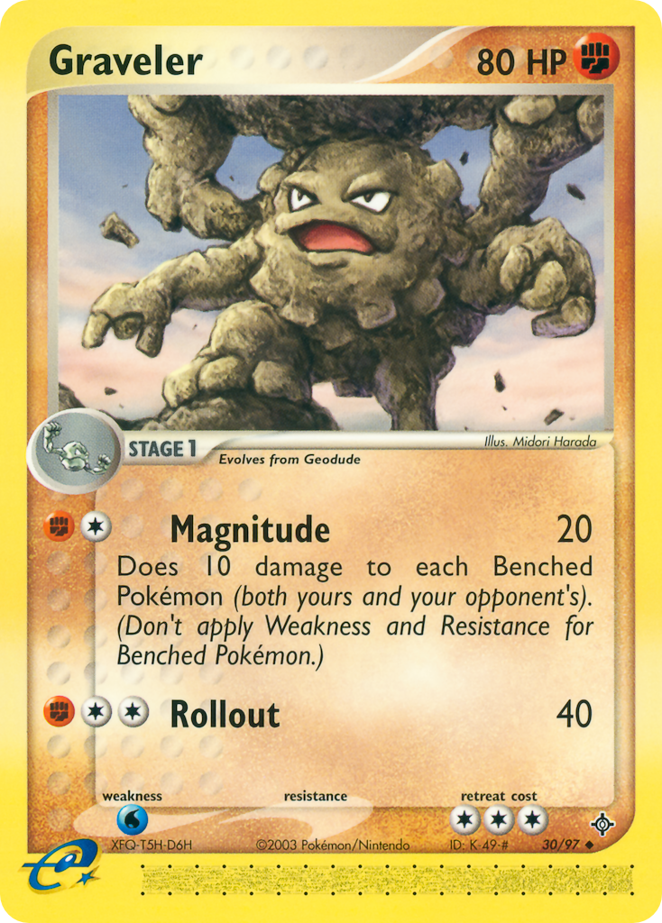 Graveler 030/100 Uncommon