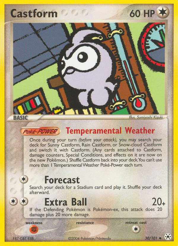 Castform 030/102 Uncommon