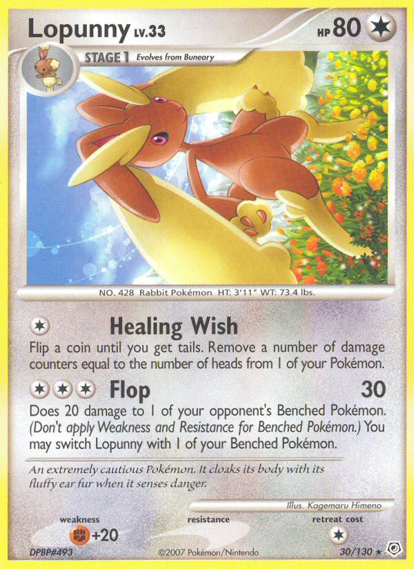 Lopunny 030/130 Rare