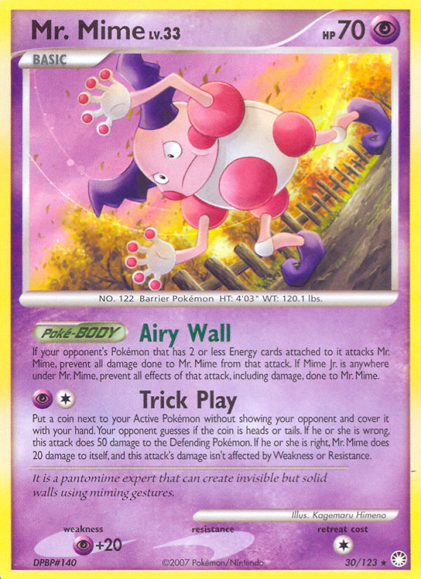 Mr. Mime 030/124 Rare