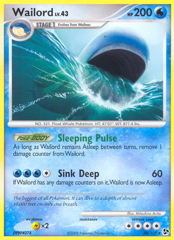 Wailord 030/106 Rare