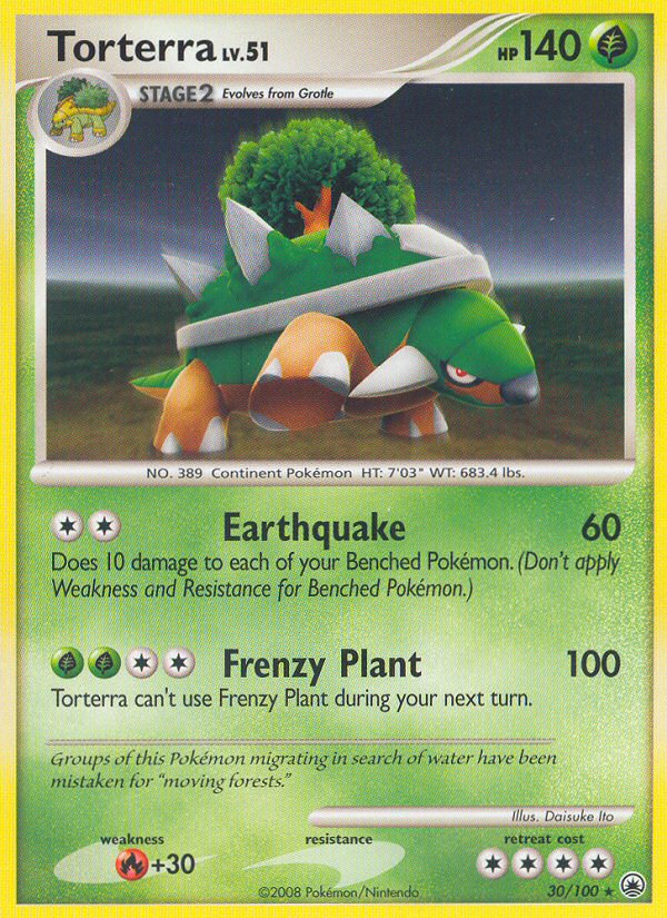Torterra 030/100 Rare