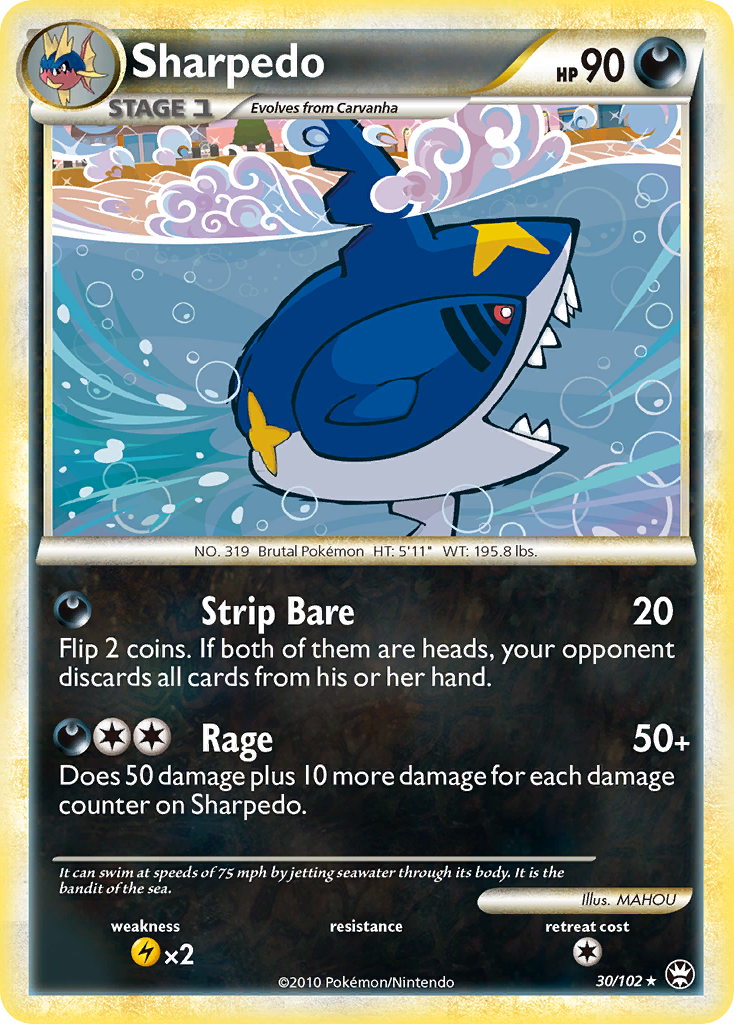 Sharpedo 030/103 Rare