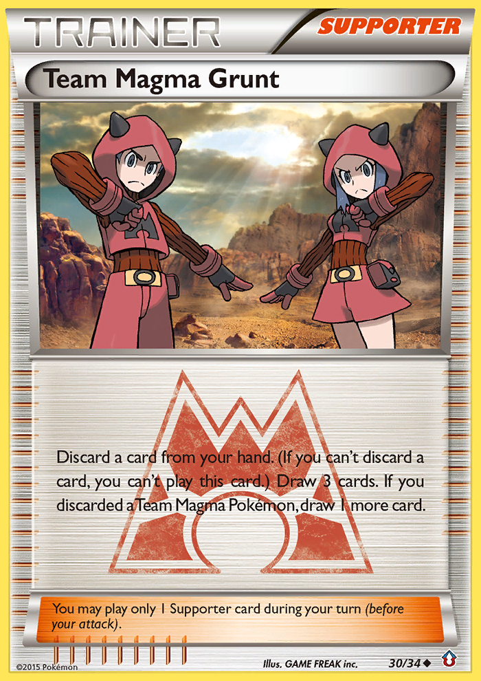 Team Magma Grunt 030/34 Uncommon