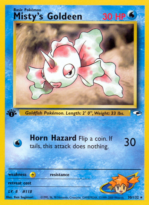 Misty's Goldeen 030/132 Rare