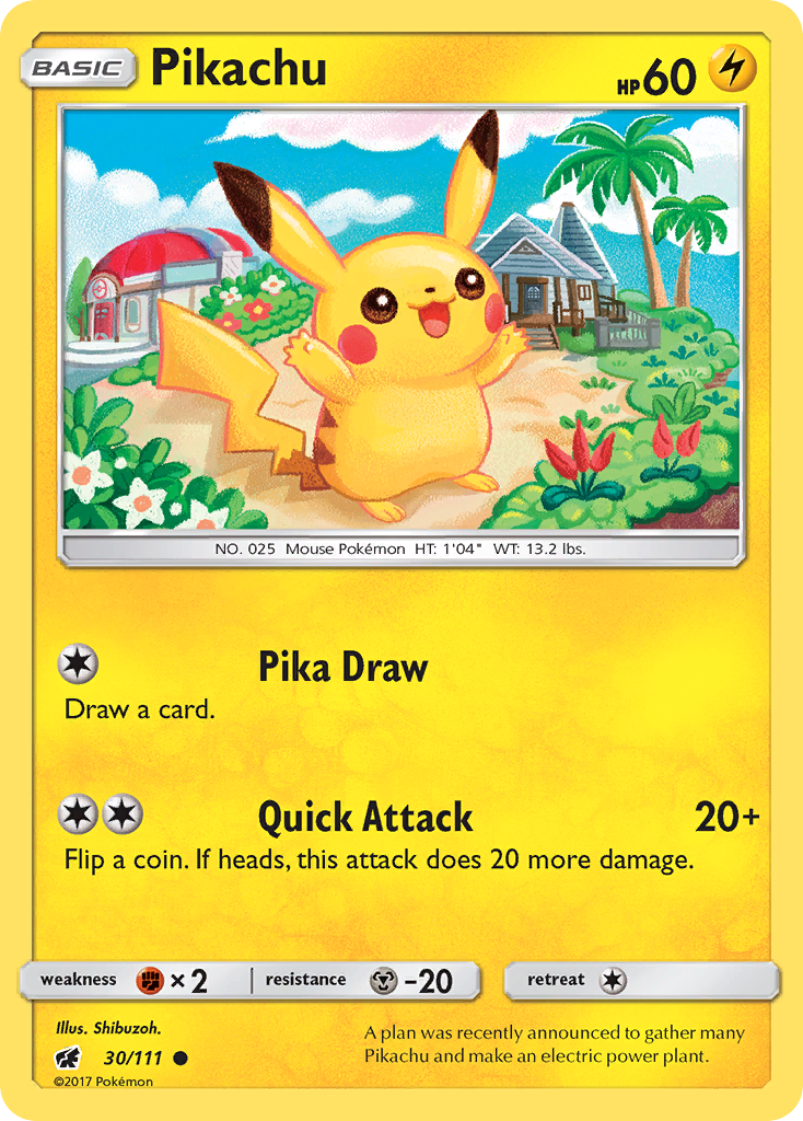 Pikachu 030/126 Common