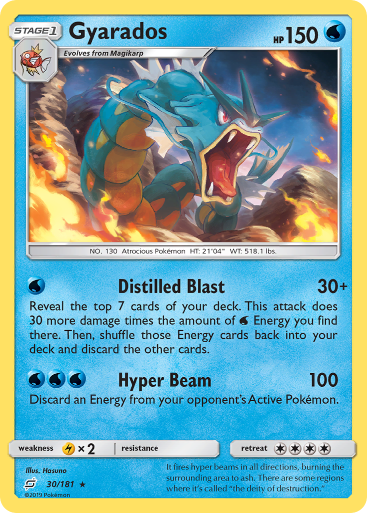 Gyarados 030/198 Rare Holo