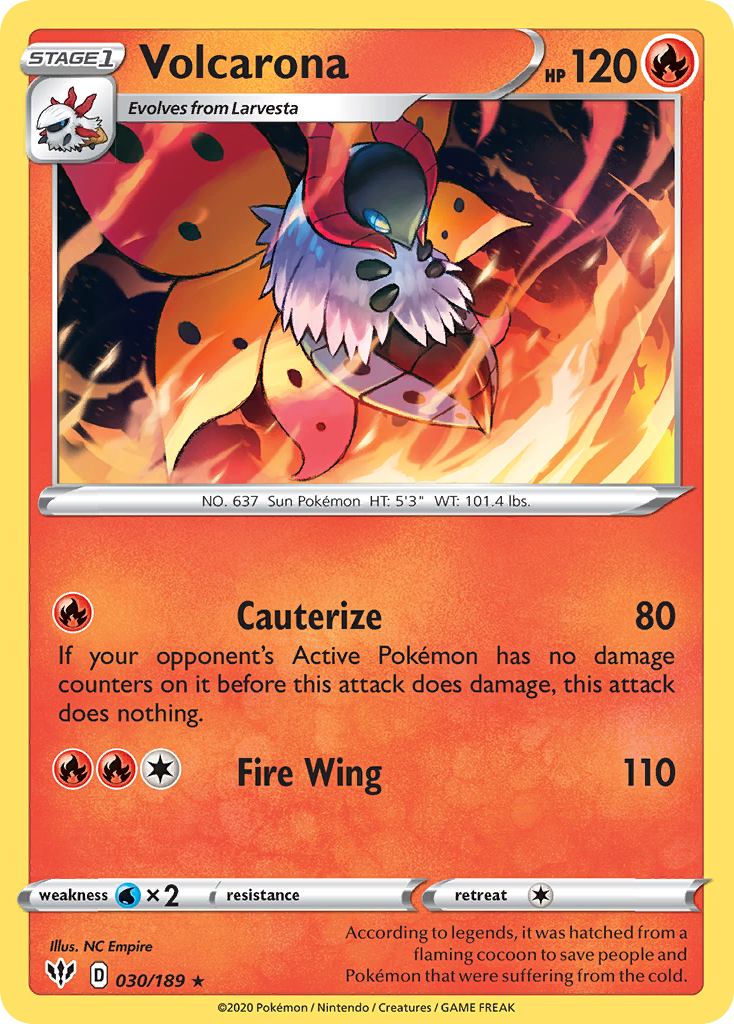 Volcarona 030/201 Rare