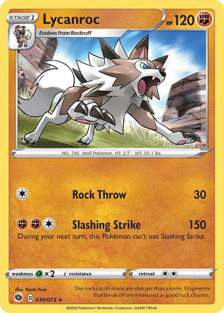 Lycanroc 030/80 Rare Holo