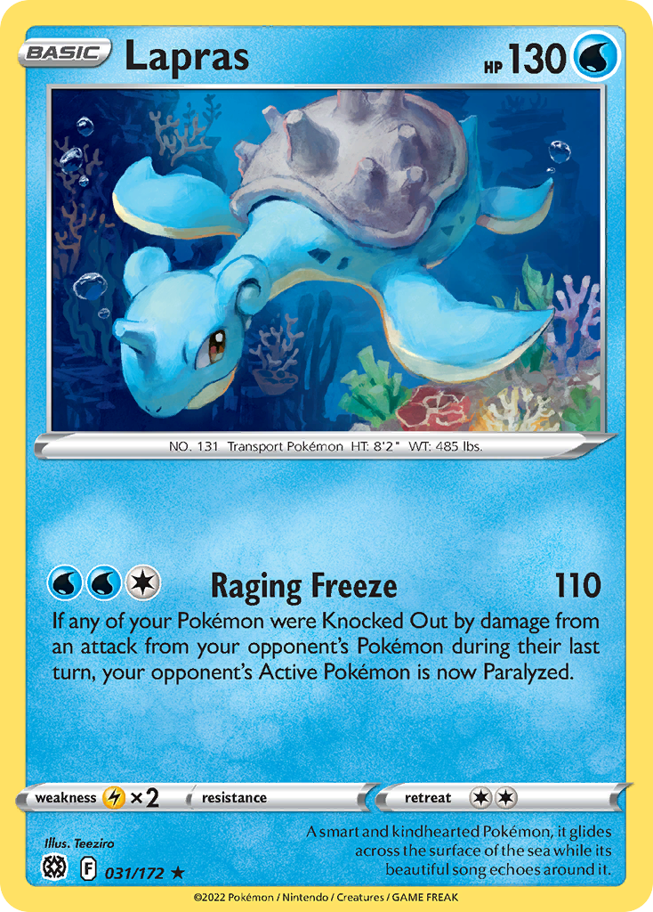 Lapras 031/186 Rare